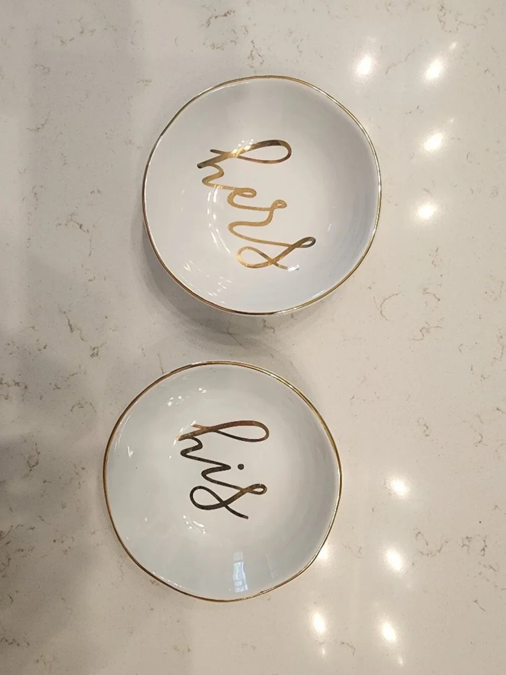His & Hers Ring Dishes